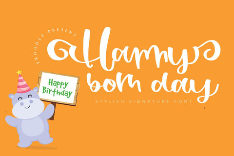 happy birthday Font goodigital_13 