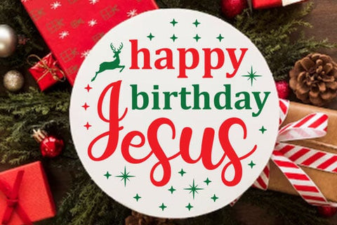 Happy Birthday Jesus SVG Angelina750 