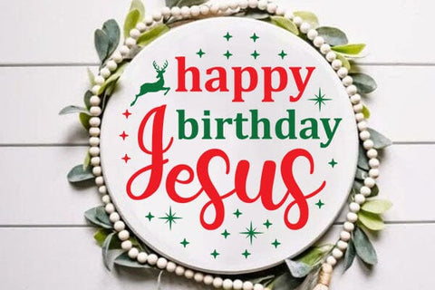 Happy Birthday Jesus SVG Angelina750 