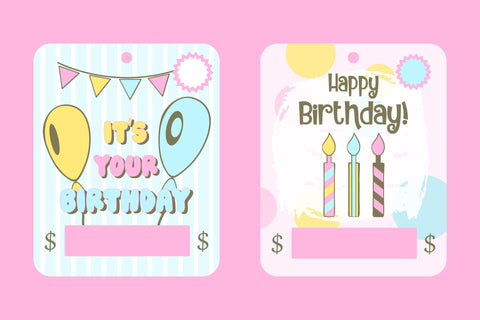 Happy Birthday Money Card Mini-Bundle. Money Card Holder. Sublimation Olga Terlyanskaya 