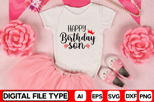 Happy Birthday Son SVG CraftlabSvg29 