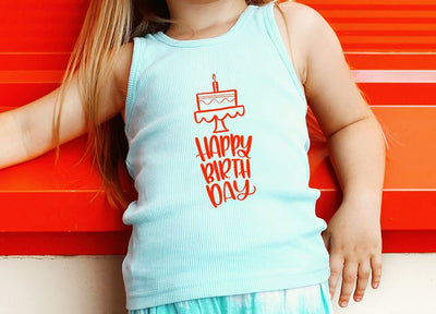 Happy Birthday SVG | Birthday Cake SVG | Hand Lettered SVG So Fontsy Design Shop 