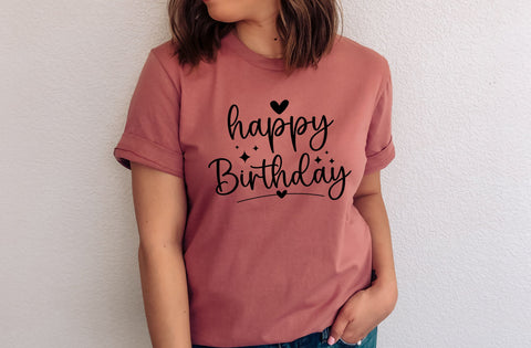 Happy Birthday Svg, Birthday Svg cut file, Birthday Saying Svg, Birthday Cut File, Birthday Shirt Svg, Birthday Party, Eps, Dxf, Png SVG MD mominul islam 