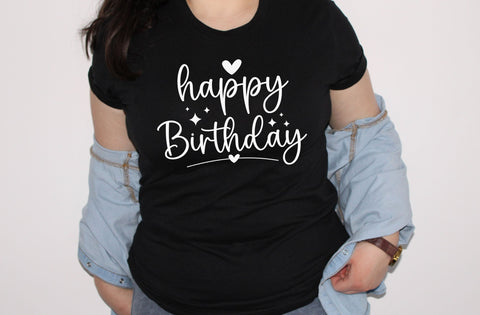 Happy Birthday Svg, Birthday Svg cut file, Birthday Saying Svg, Birthday Cut File, Birthday Shirt Svg, Birthday Party, Eps, Dxf, Png SVG MD mominul islam 