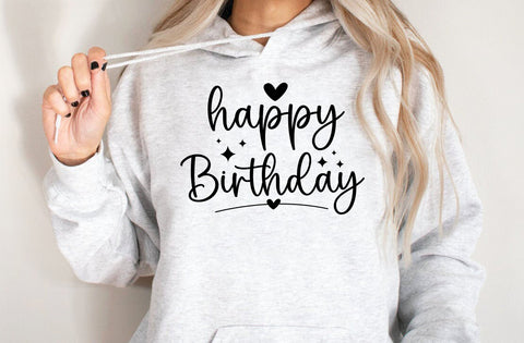 Happy Birthday Svg, Birthday Svg cut file, Birthday Saying Svg, Birthday Cut File, Birthday Shirt Svg, Birthday Party, Eps, Dxf, Png SVG MD mominul islam 