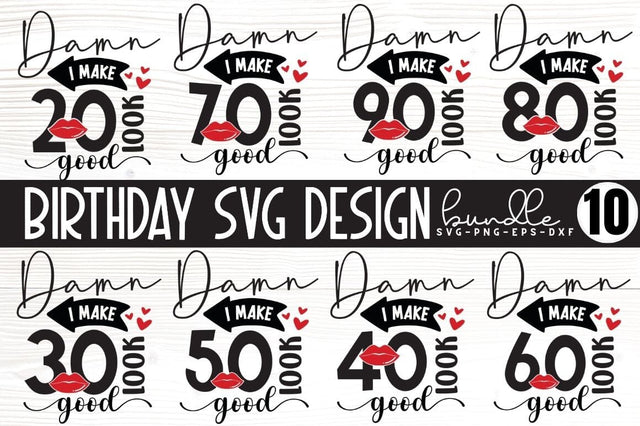 Happy Birthday SVG Bundle, Birthday SVG Bundle SVG DESIGNISTIC 