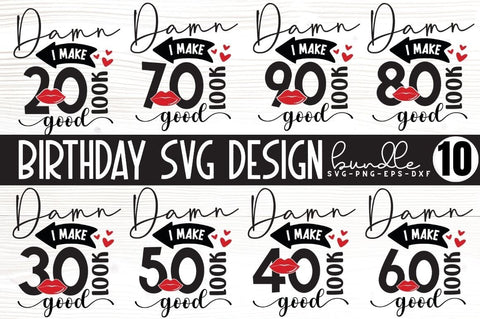 Happy Birthday SVG Bundle, Birthday SVG Bundle SVG DESIGNISTIC 