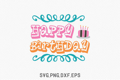 Happy Birthday SVG Creativeart88 