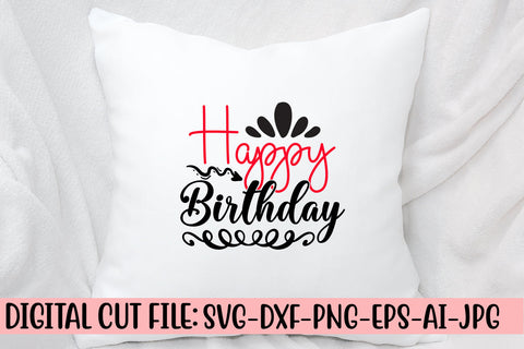 Happy Birthday SVG Cut File SVG Syaman 