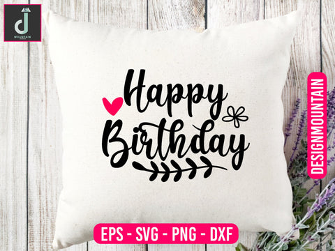 Happy Birthday svg design SVG Alihossainbd 