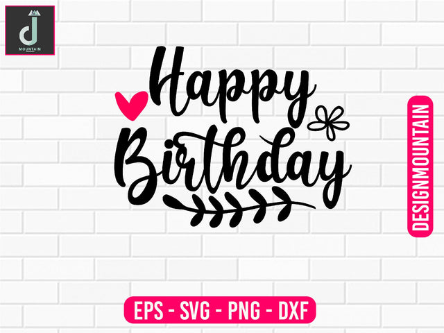 Happy Birthday svg design SVG Alihossainbd 