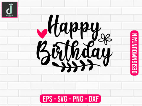 Happy Birthday svg design SVG Alihossainbd 