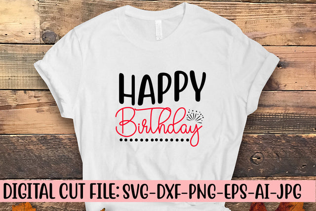 Happy Birthday SVG Design SVG Syaman 