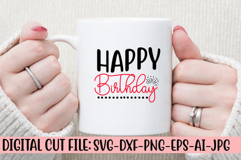 Happy Birthday SVG Design SVG Syaman 