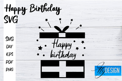 Happy Birthday SVG | Happy Birthday Quotes Design SVG Fly Design 