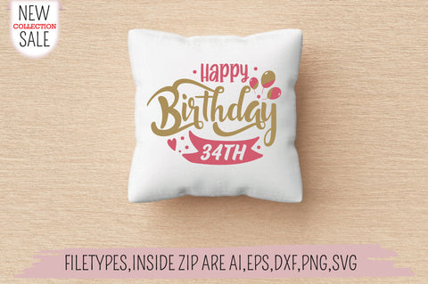 Happy Birthday SVG SVG Creativeart88 