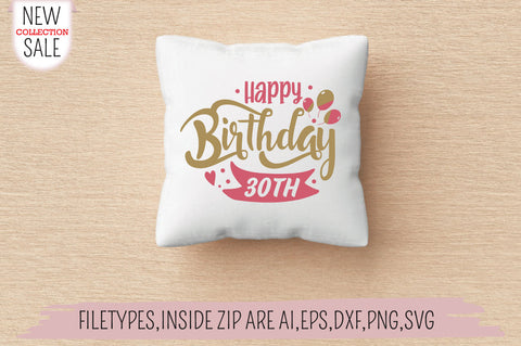 Happy Birthday SVG SVG Creativeart88 