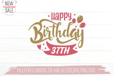 Happy Birthday SVG SVG Creativeart88 