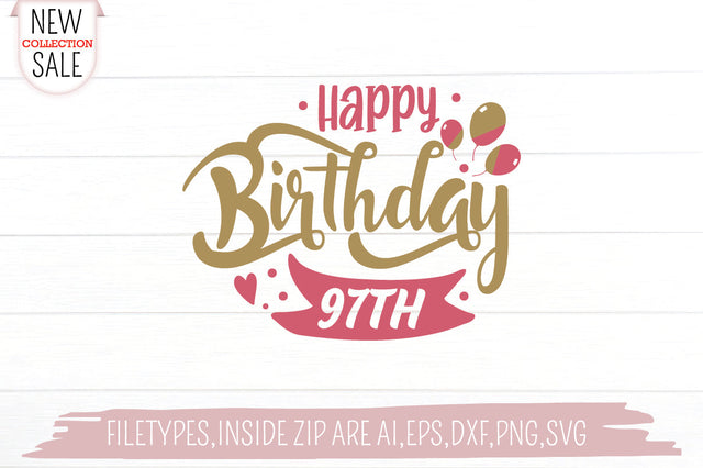 Happy Birthday SVG SVG Creativeart88 