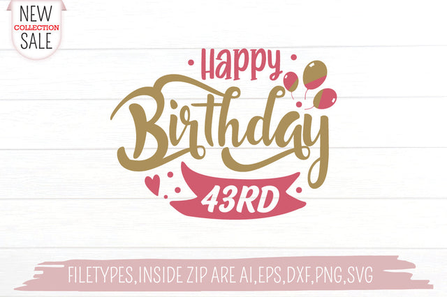 Happy Birthday SVG SVG Creativeart88 