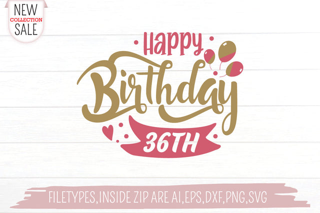 Happy Birthday SVG SVG Creativeart88 