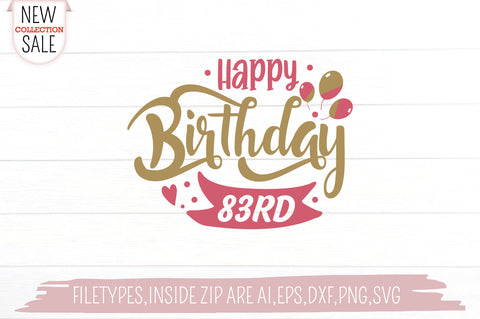 Happy Birthday SVG SVG Creativeart88 