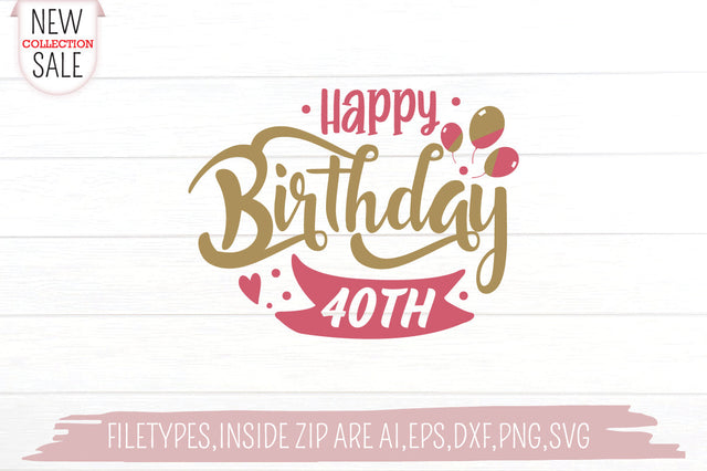Happy Birthday SVG SVG Creativeart88 