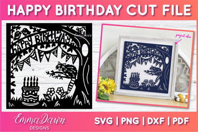Happy Birthday SVG SVG Emma Dawn Designs 