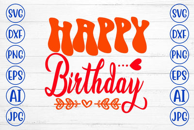 Happy Birthday SVG SVG Syaman 