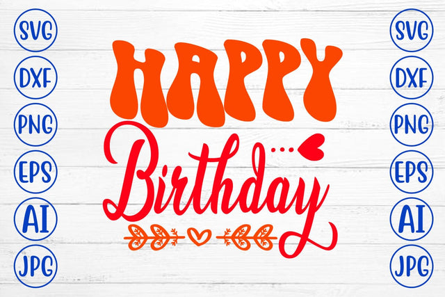Happy Birthday SVG SVG Syaman 