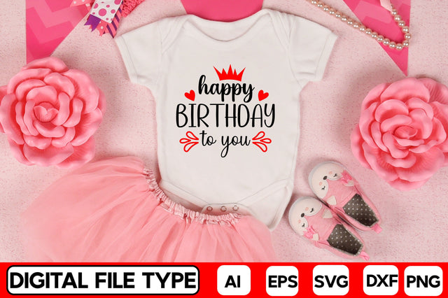 Happy Birthday To You SVG CraftlabSvg29 