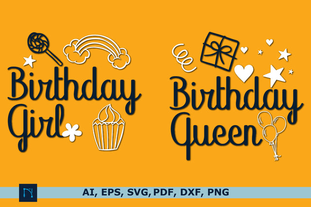 happy birthday typography SVG bundle SVG MD JOYNAL ABDIN 