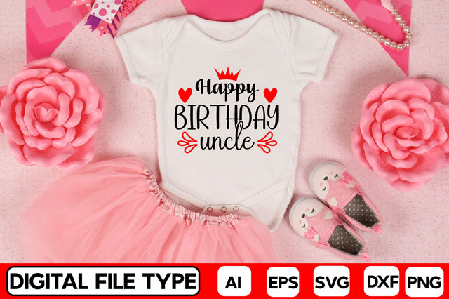 Happy Birthday Uncle SVG CraftlabSvg29 