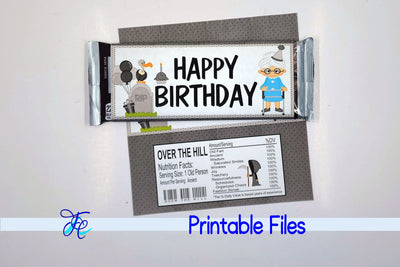 Happy Birthday Woman Candy Bar Wrapper SVG Family Creations 