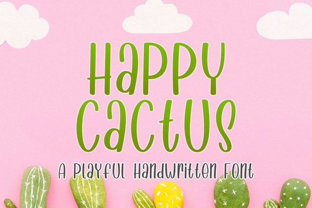 Happy Cactus Font Madatype Studio 