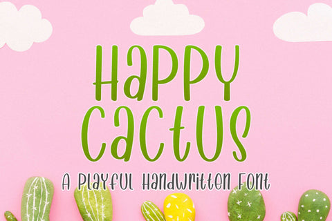 Happy Cactus Font Madatype Studio 