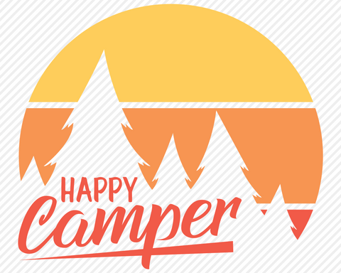 Happy Camper | Outdoor SVG SVG Texas Southern Cuts 