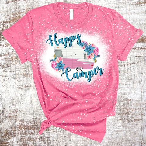 Happy Camper Sublimation Waterslide PNG JPG Sublimation Sweet Tees 
