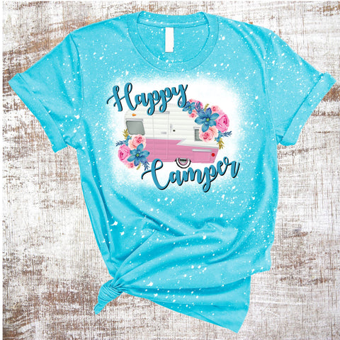 Happy Camper Sublimation Waterslide PNG JPG Sublimation Sweet Tees 