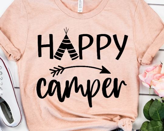 Happy Camper SVG - Camping SVG - Camp SVG SVG She Shed Craft Store 
