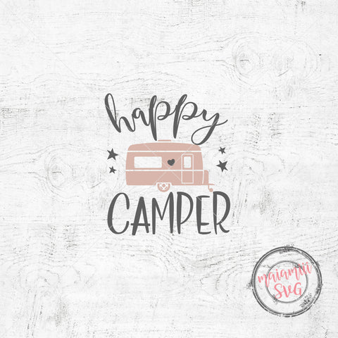 Happy Camper Svg Cut File Camping Svg Adventure svg SVG MaiamiiiSVG 