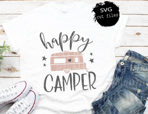 Happy Camper Svg Cut File Camping Svg Adventure svg SVG MaiamiiiSVG 