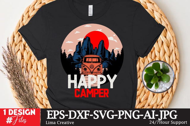 Happy Camper SVG Cute File SVG Insomnia Std 