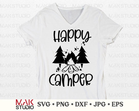 Happy camper svg, Happy camper png, Happy campers svg, Camper svg, Campers  svg, Camping svg, Outdoor svg, Camping svg, Camper cut file - So Fontsy