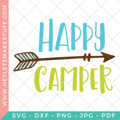 Happy Camper SVG Hey Let's Make Stuff 