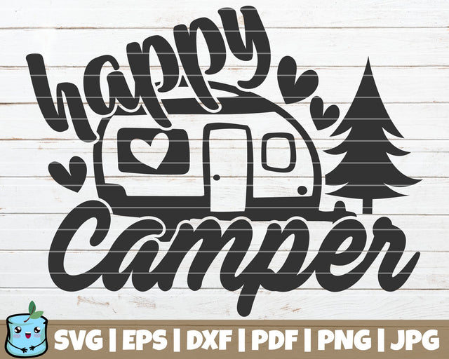 Happy Camper SVG MintyMarshmallows 