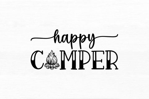 Happy camper SVG SVG Regulrcrative 