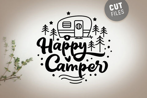 Happy Camper SVG SVG VectorSVGdesign 