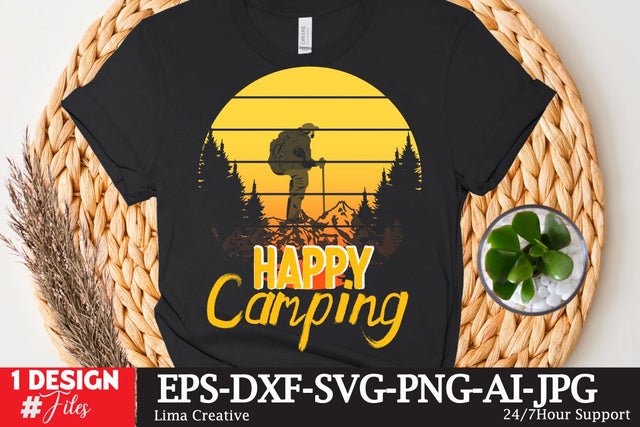 Happy Camping SVG Cute File SVG Insomnia Std 