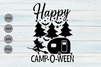 Happy Campoween| Halloween SVG Cutting Files. SVG CosmosFineArt 